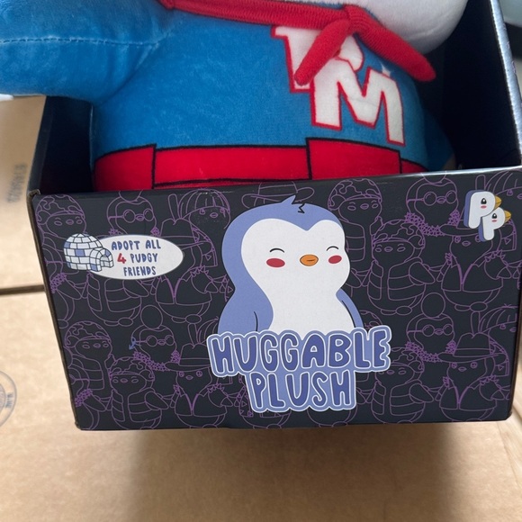 Pudgy Penguins 12-inch White-Brown Huggable Plush with Multicolor Accessories - Picture 3 of 8